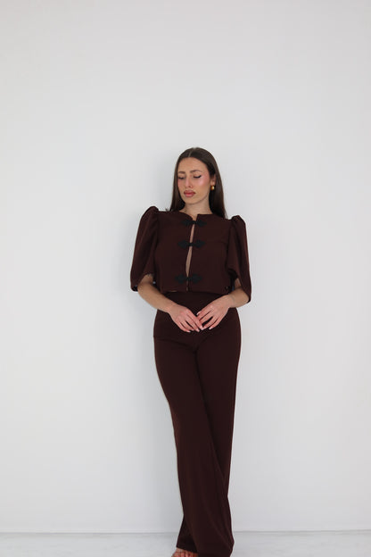 Conjunto Cayetana Marrón