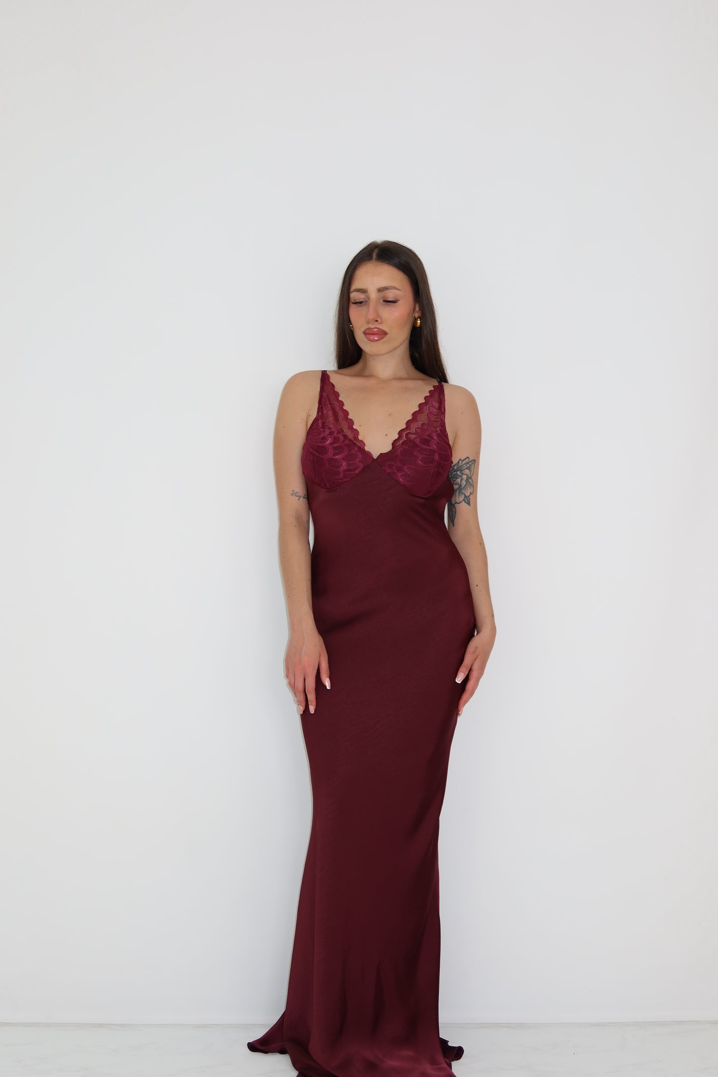 Vestido Maelia Granate