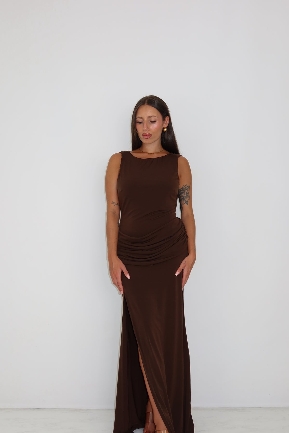 Vestido Kailani Marrón