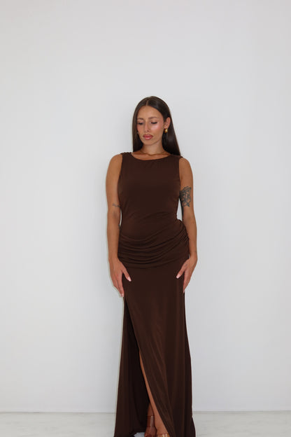 Vestido Kailani Marrón