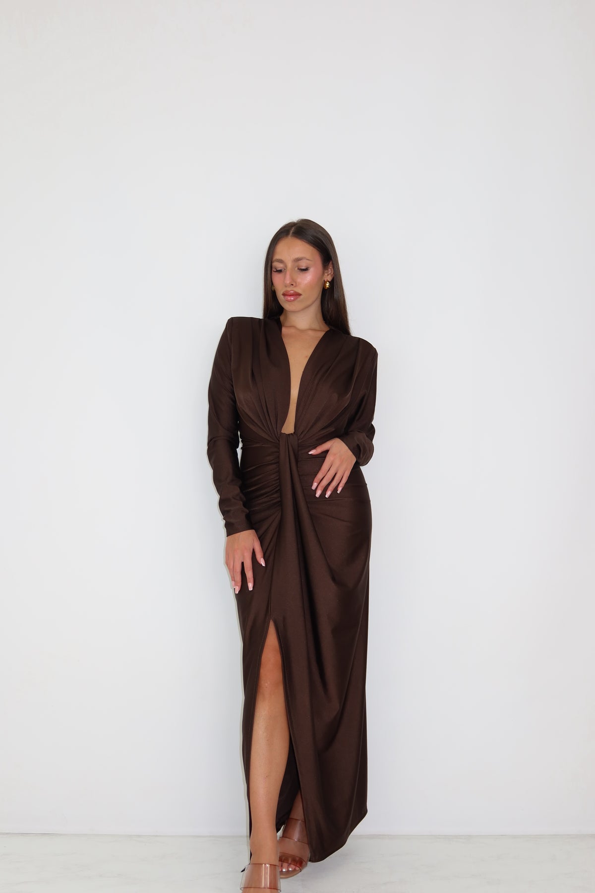 Vestido Gaia Marrón