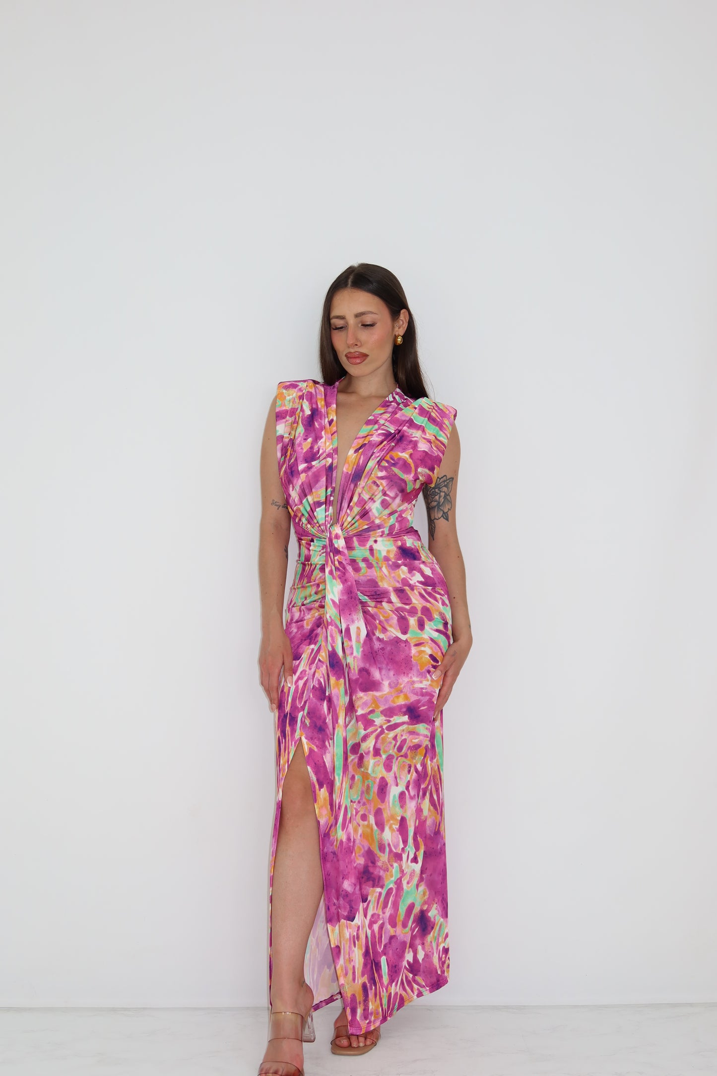 Vestido Gaia Ciruela
