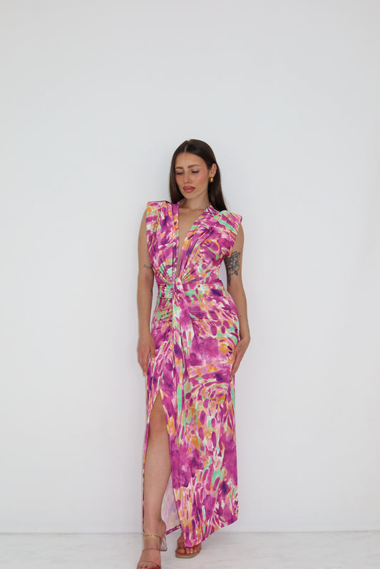 Vestido Gaia Ciruela