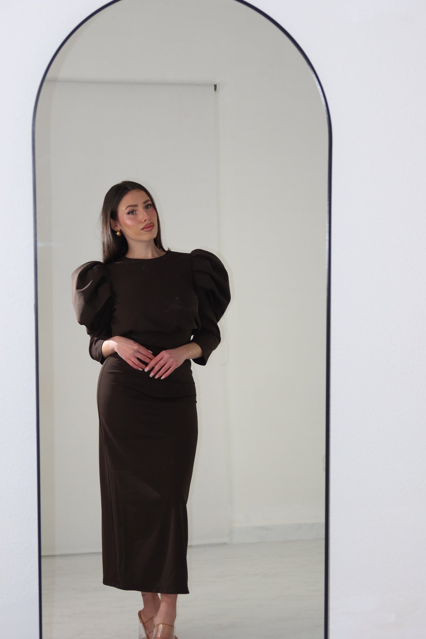 Vestido Valentina Marrón
