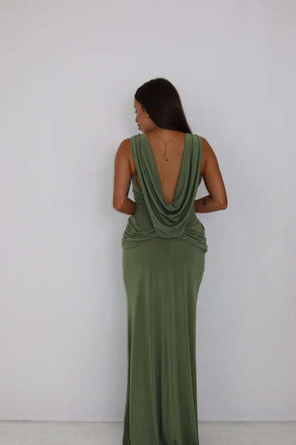 Vestido Kailani Verde Kaki