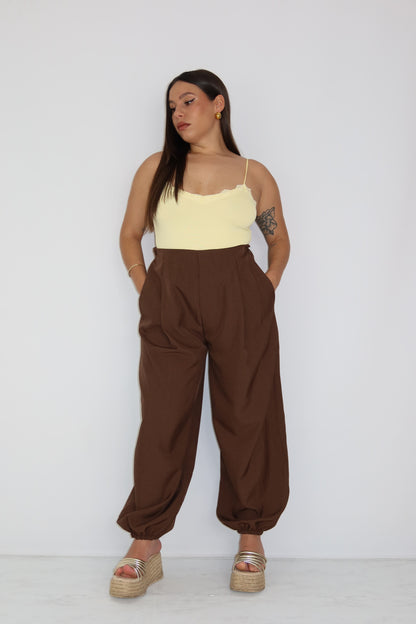 Pantalón Samira Marrón