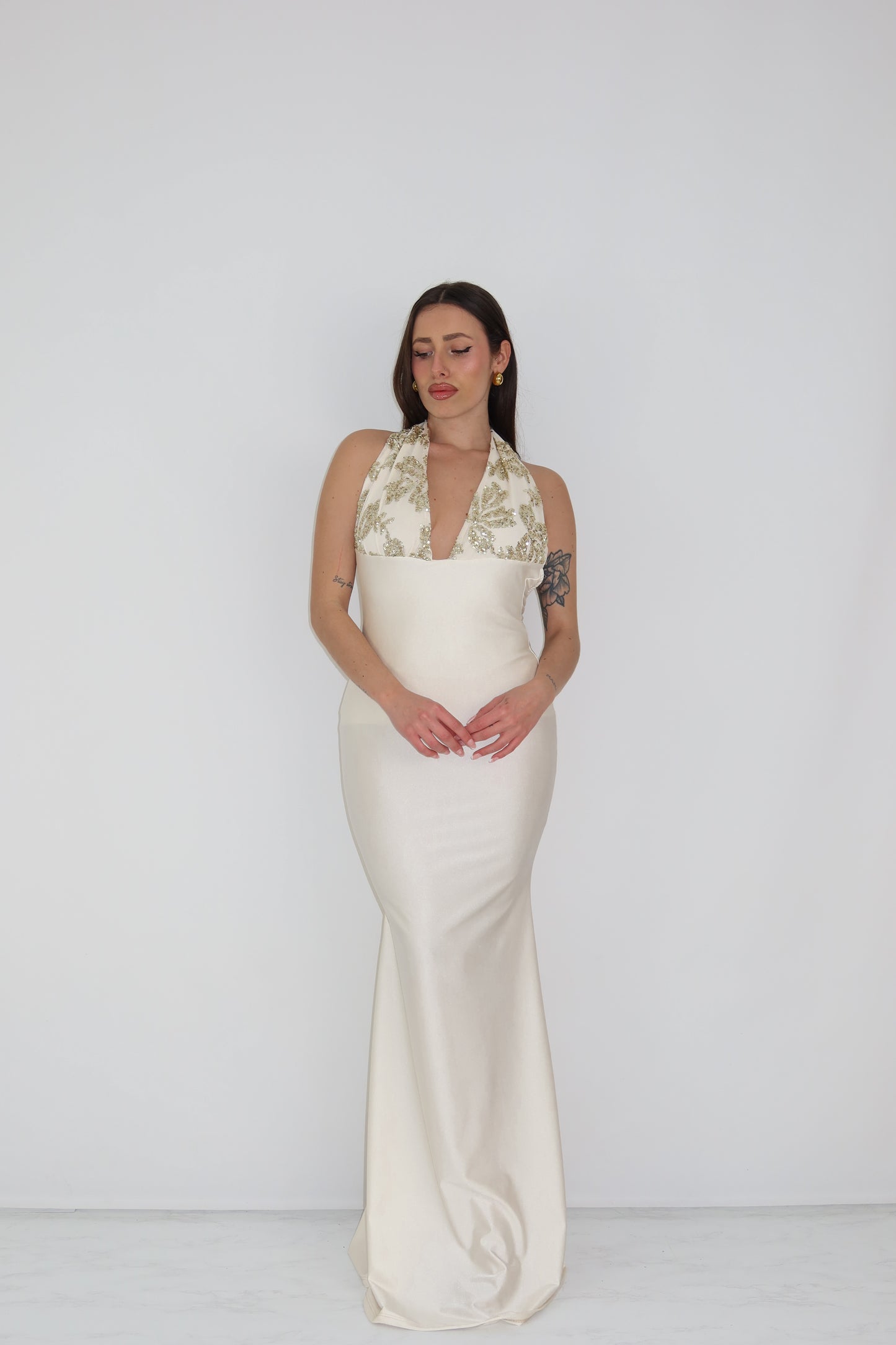 Vestido Promesa Blanco Roto