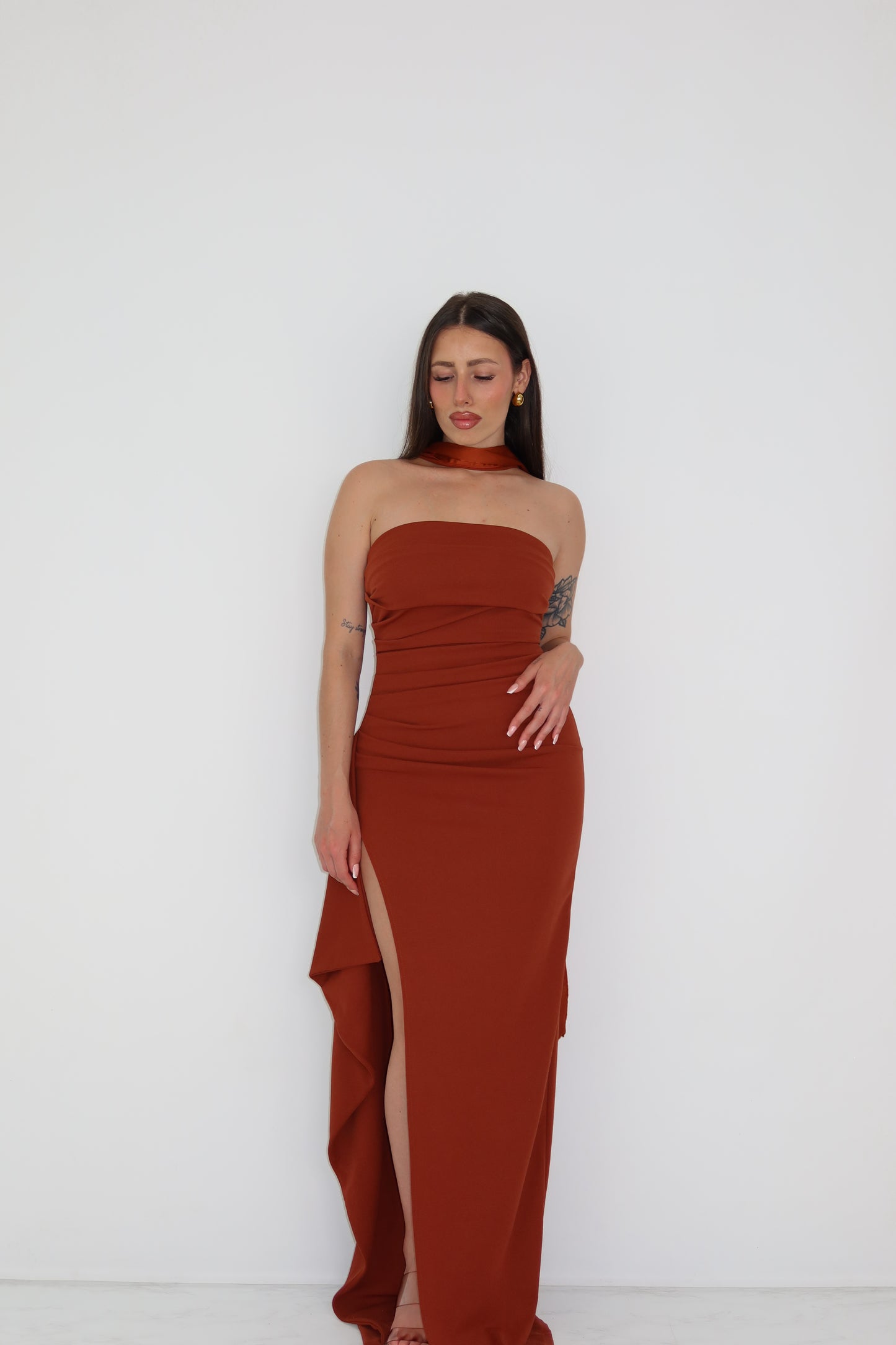 Vestido Rina Teja