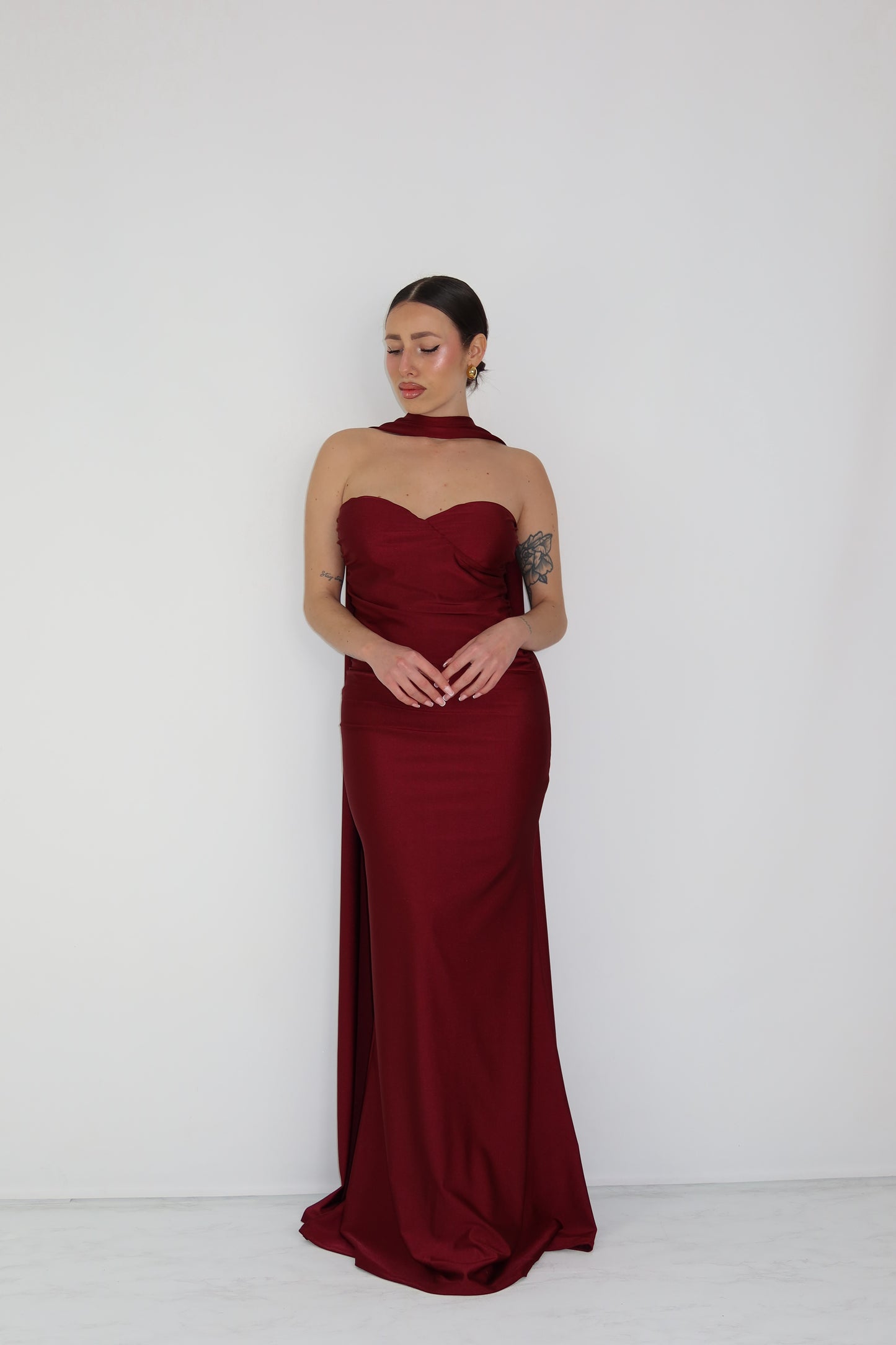 Vestido Nelia Burdeos