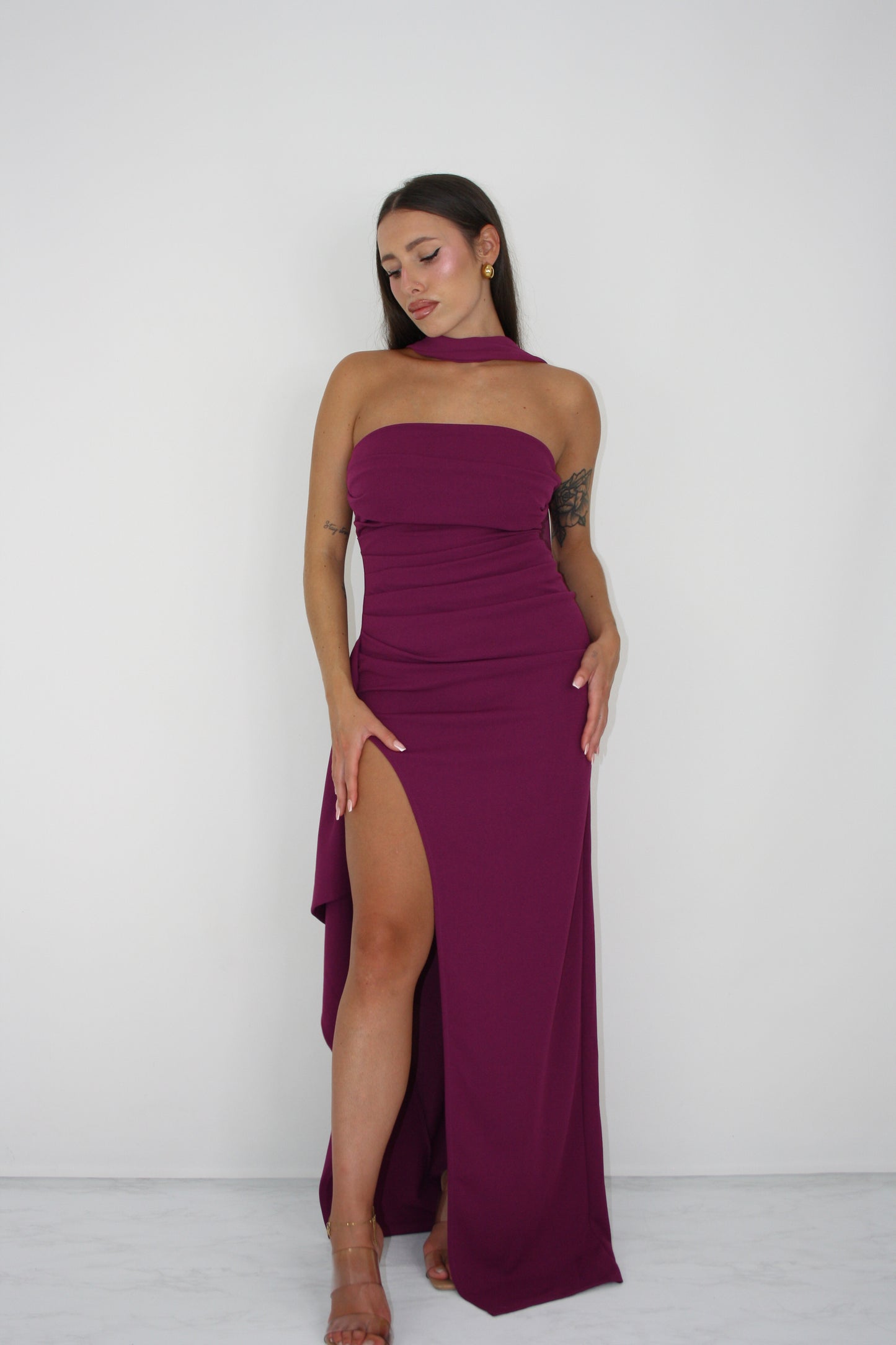 Vestido Rina Cereza