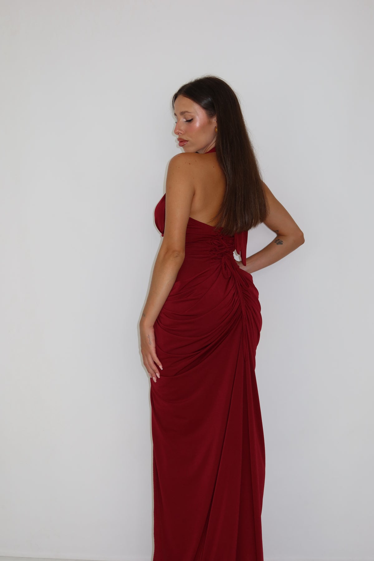 Vestido Saylor Granate