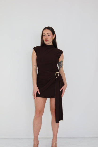 Vestido Leane Marrón