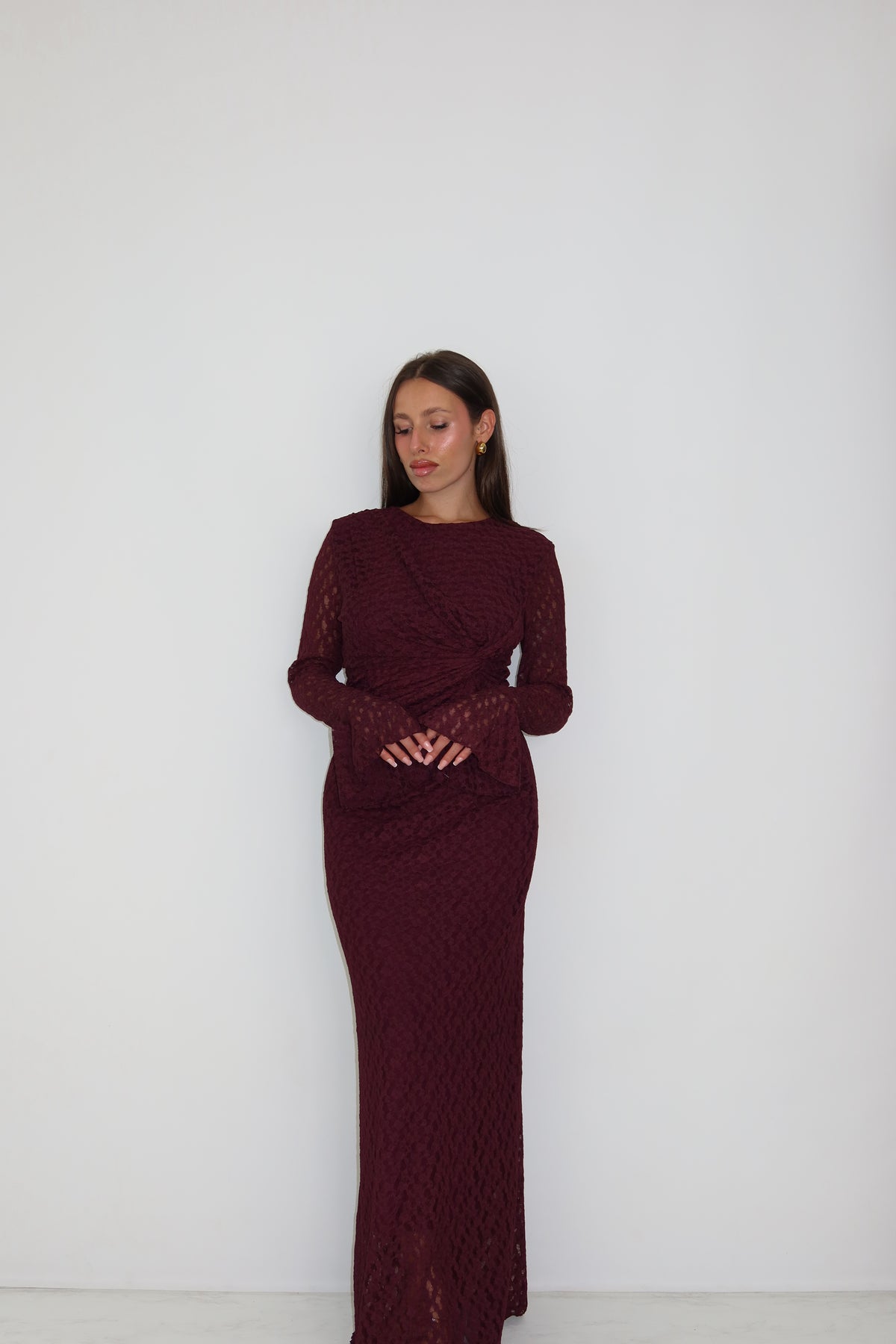 Vestido Bindi Berenjena