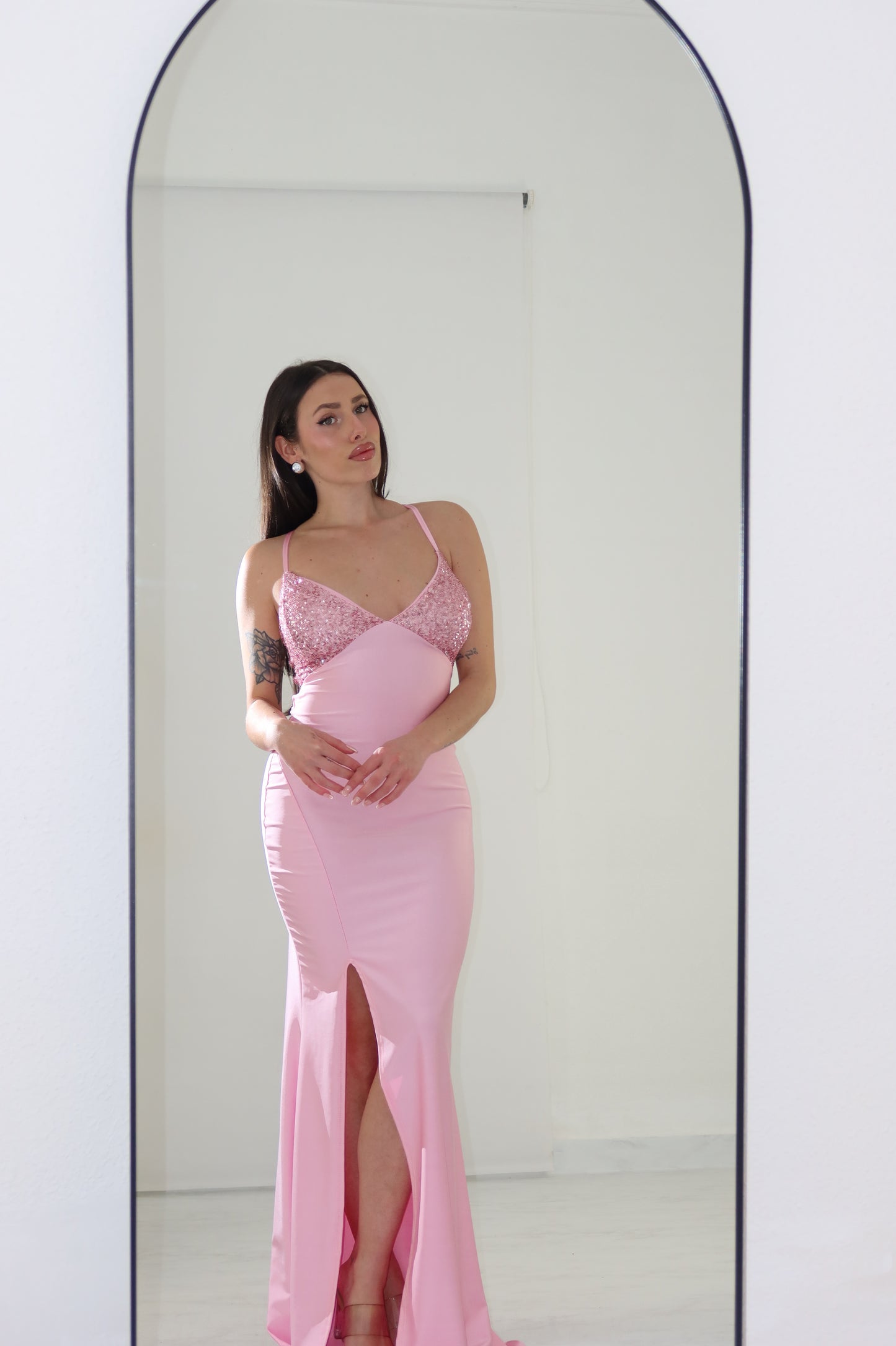 Vestido Kalha Rosa