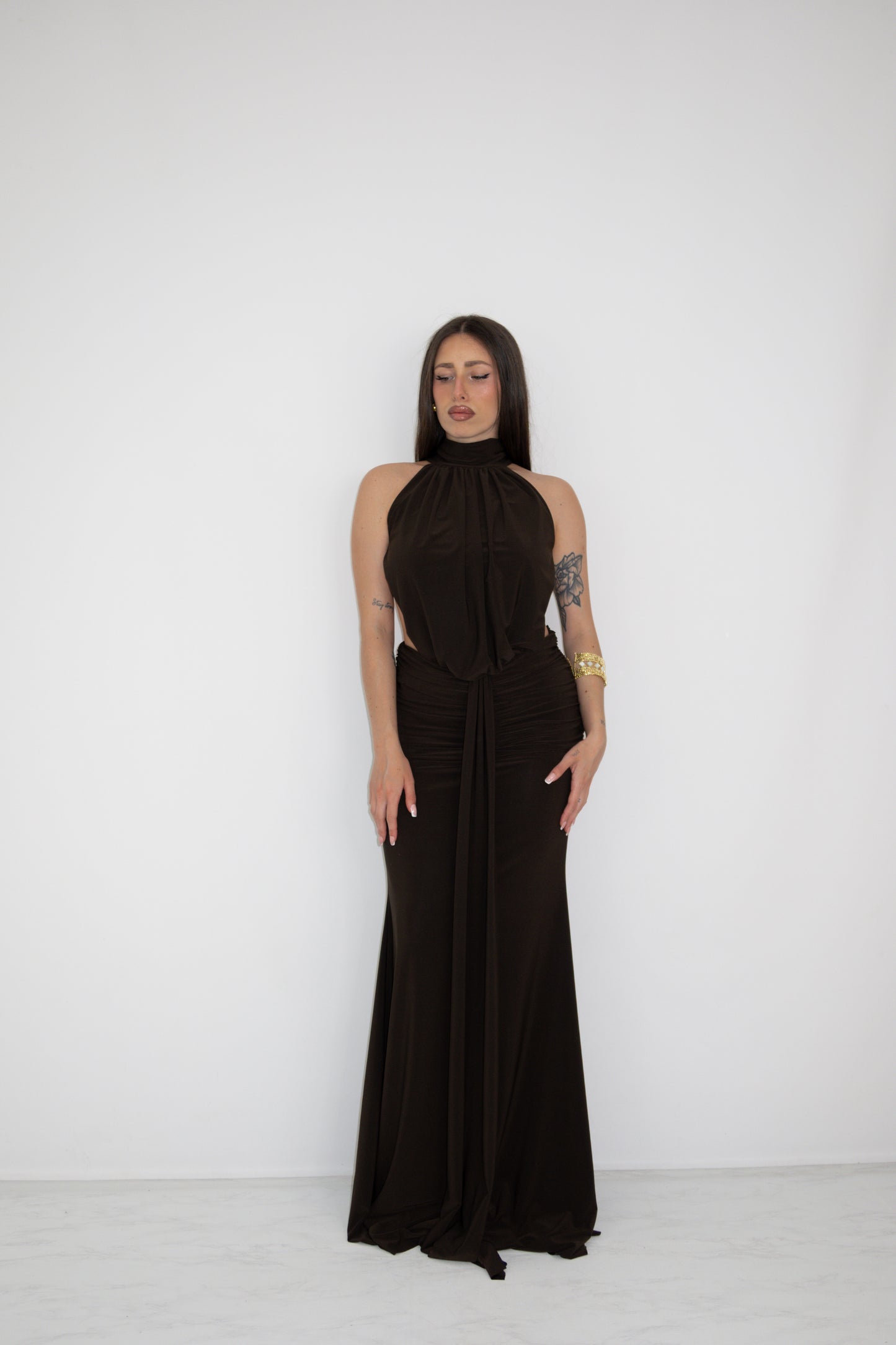 Vestido Gía Marrón