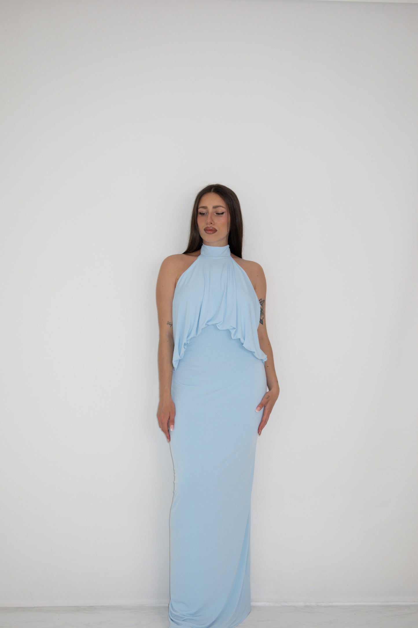 Vestido Ainé Azul Celeste