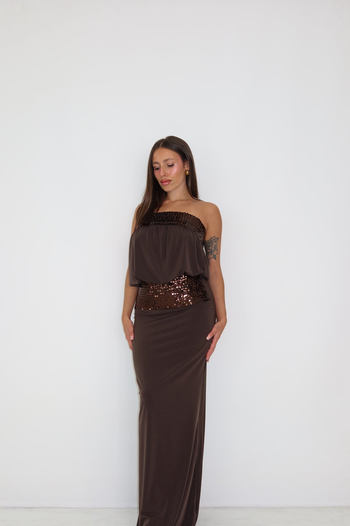 Vestido Inaya Marrón