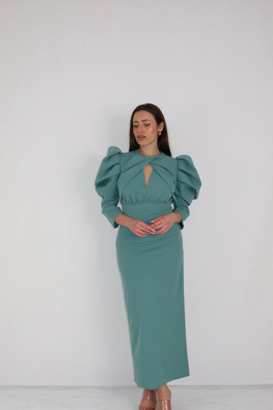 Vestido Arisbeth Turquesa