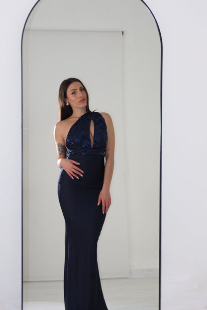 Vestido Promesa Azul Marino