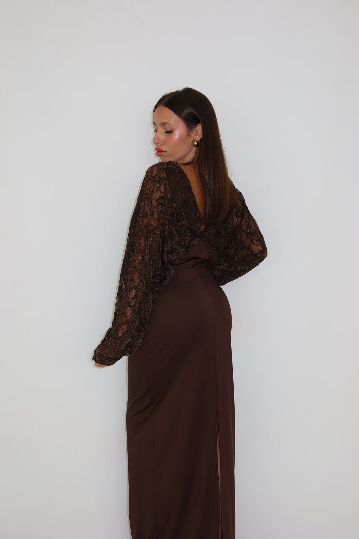 Vestido Isara Marrón
