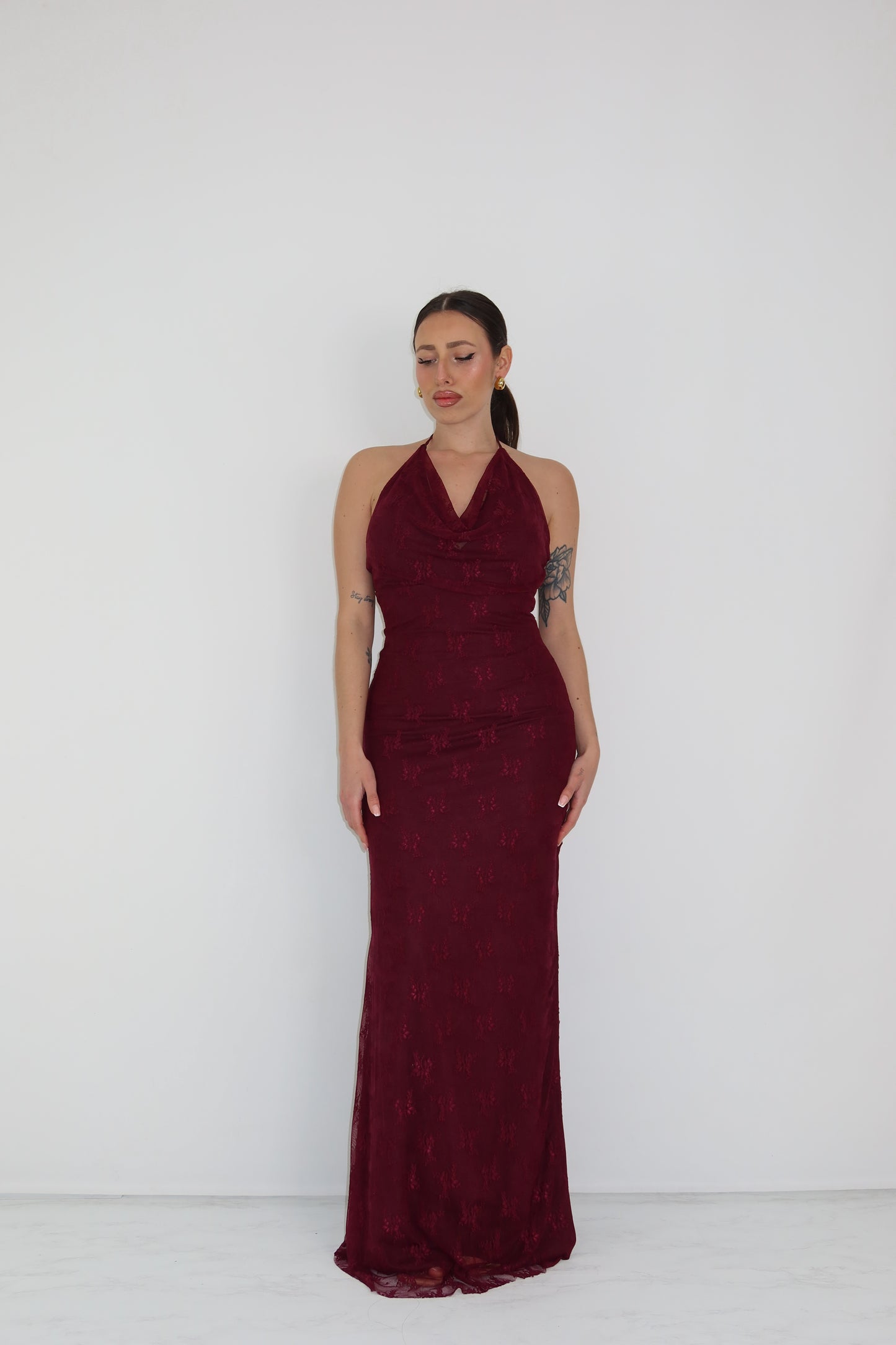 Vestido Malta Granate