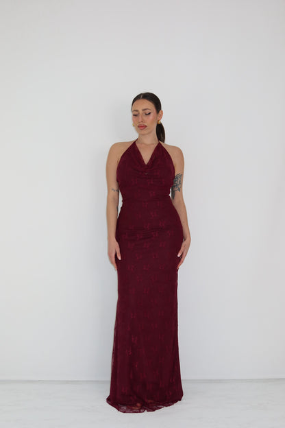 Vestido Malta Granate