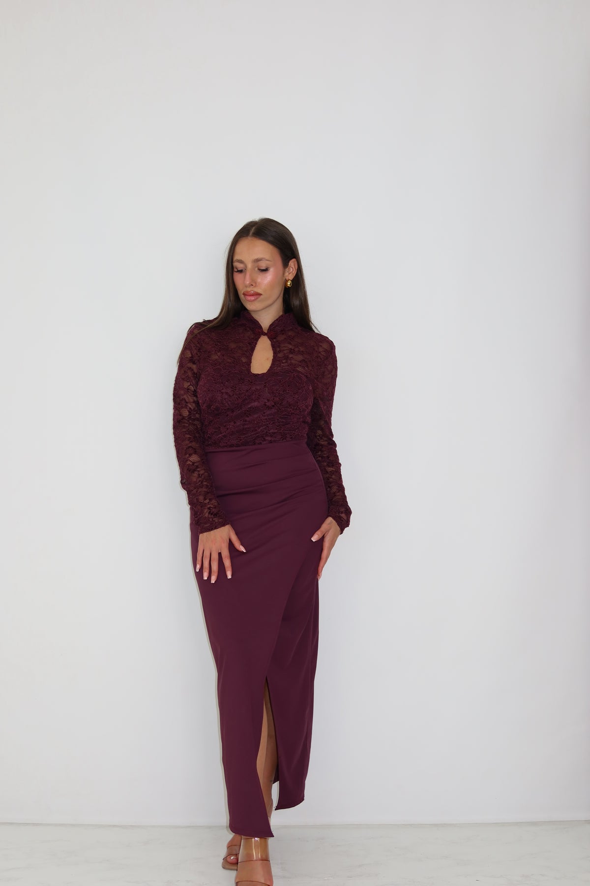 Vestido Elaira Berenjena