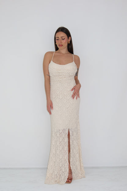 Vestido cru de Deli