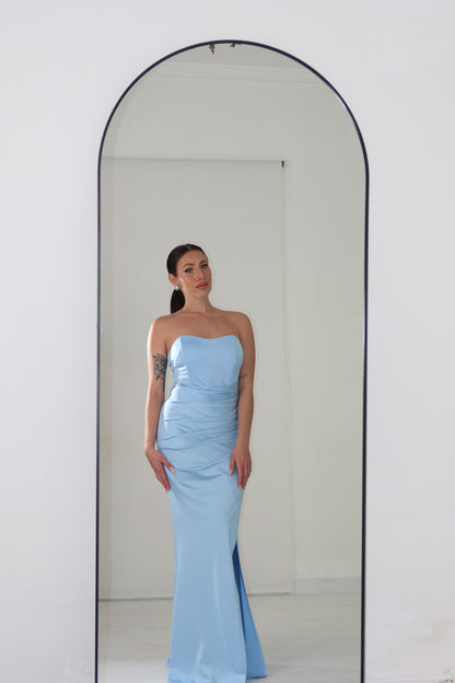Vestido Lauane Azul Celeste