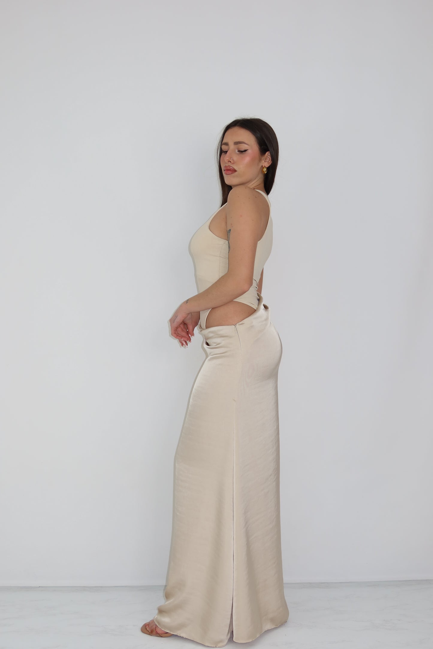 Vestido Aldair Beige