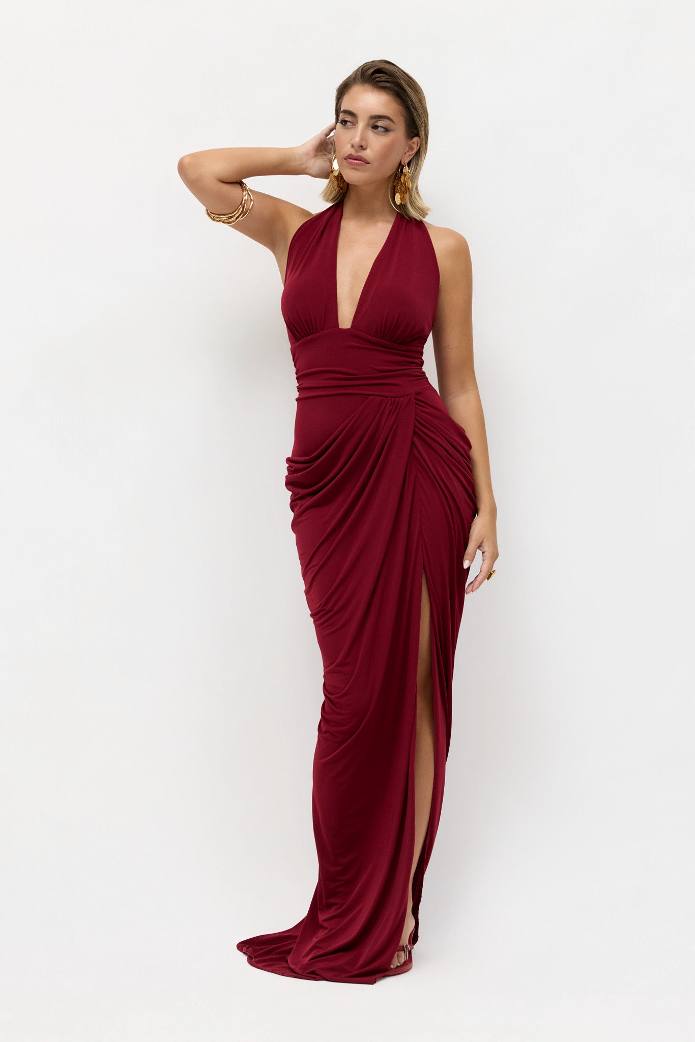 Vestido Saylor Granate