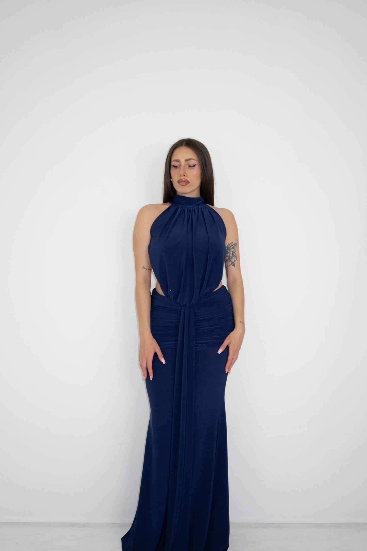 Vestido Gía Azul Marino