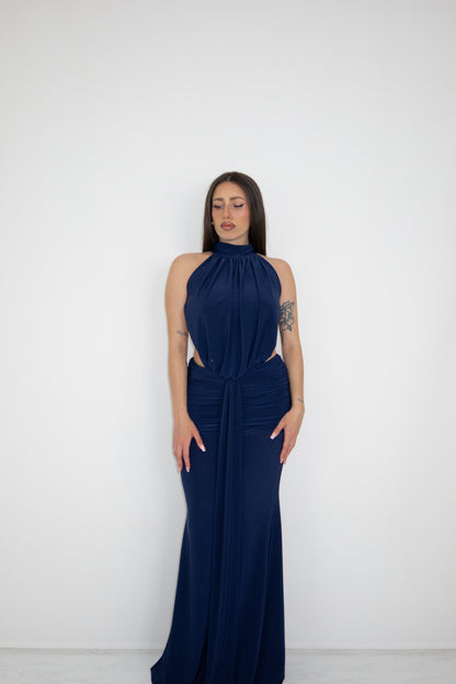 Vestido Gía Azul Marino