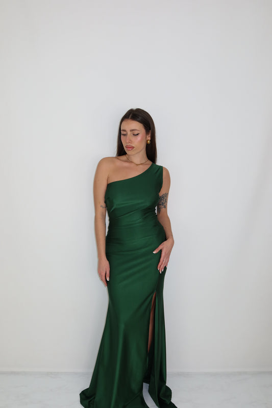 Vestido Gaga Verde Botella