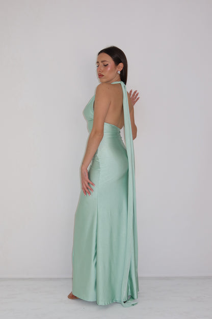 Vestido Jordania Verde Menta