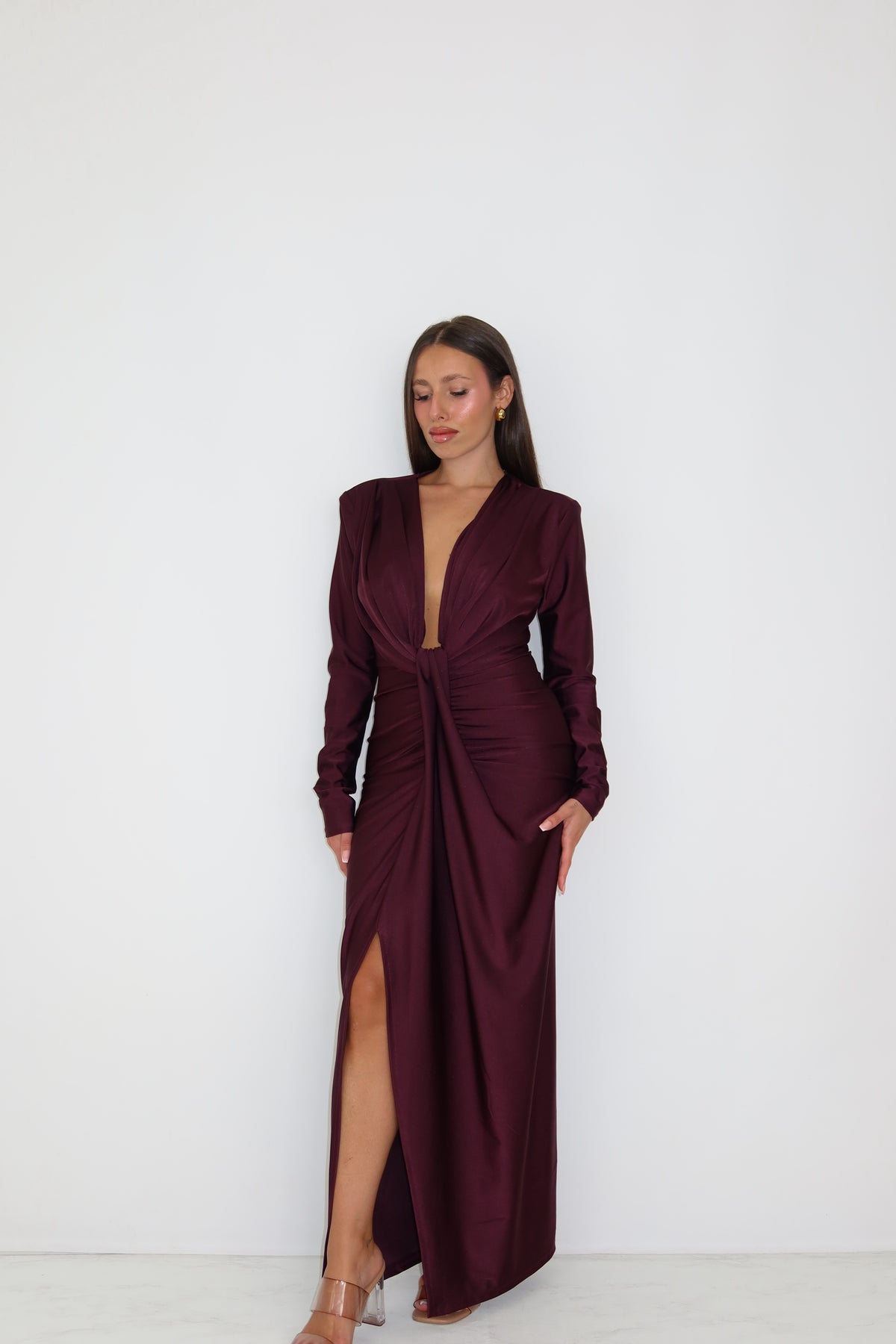 Vestido Gaia Berenjena