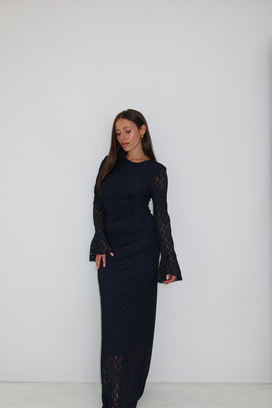 Vestido Bindi Azul Marino