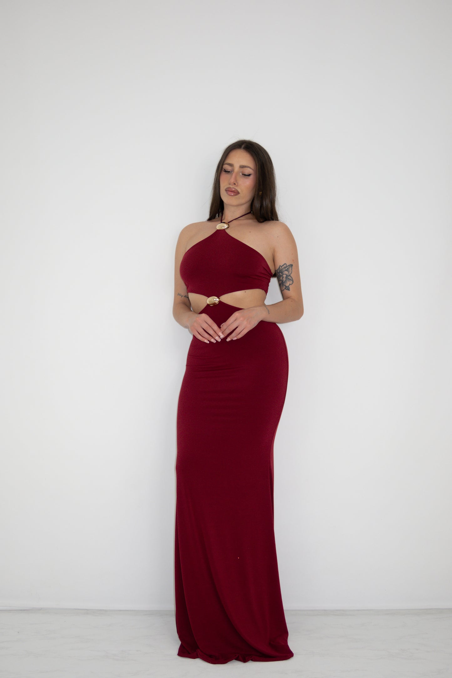 Vestido Lior Granate