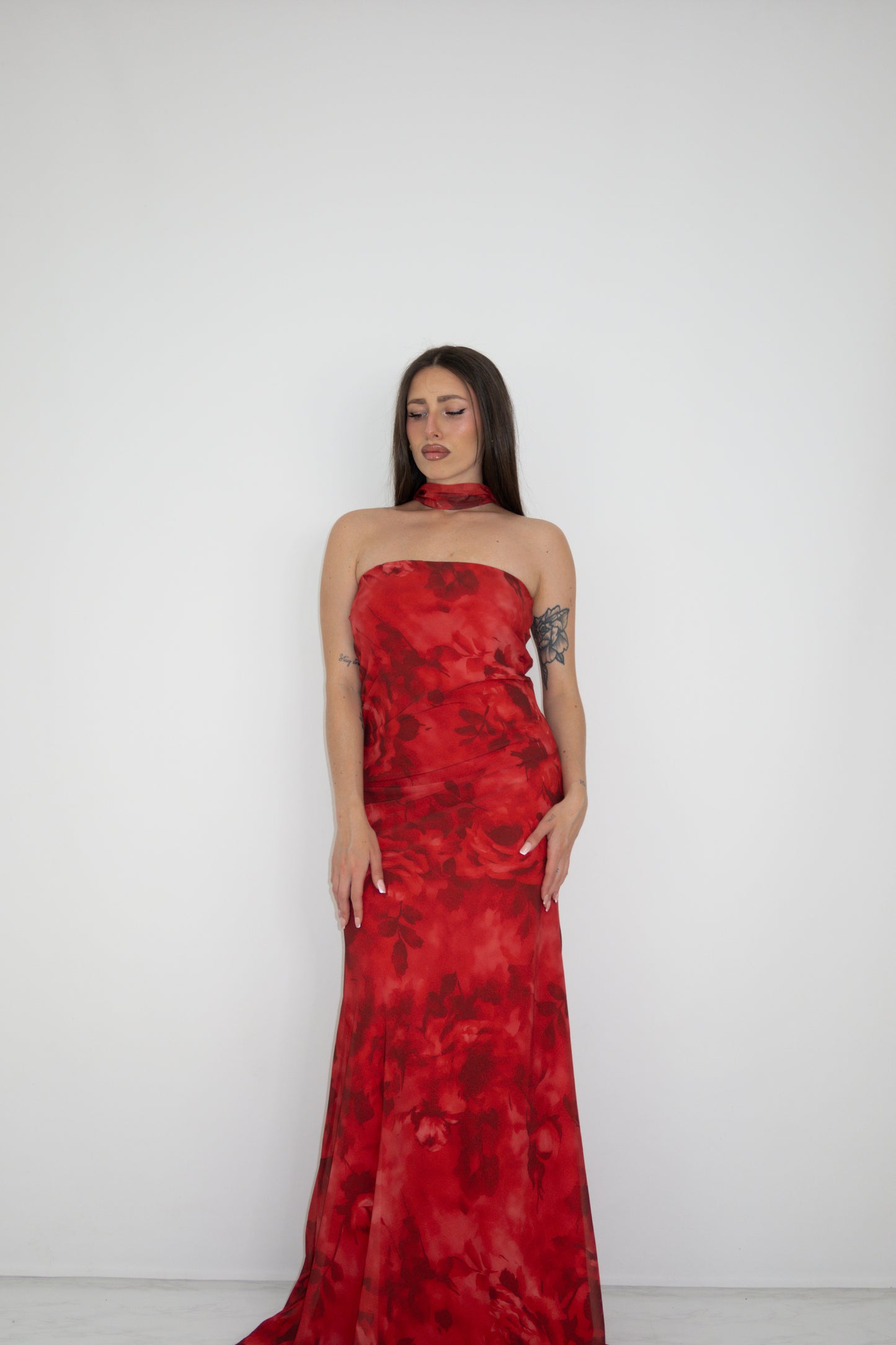 Vestido Alexia Granate