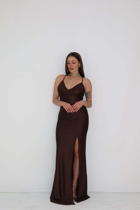 Vestido Kate Marrón