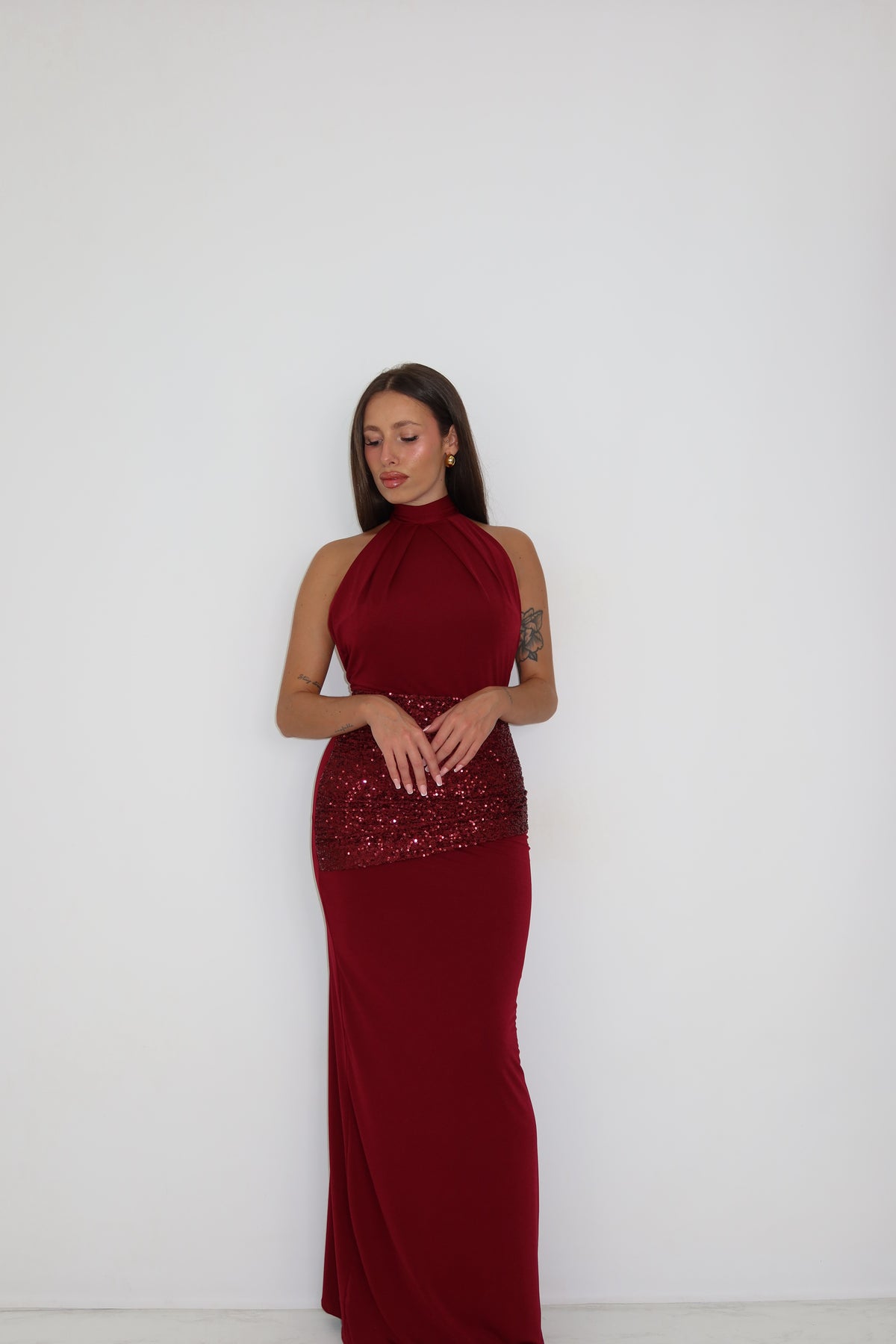 Vestido Naelle Granate