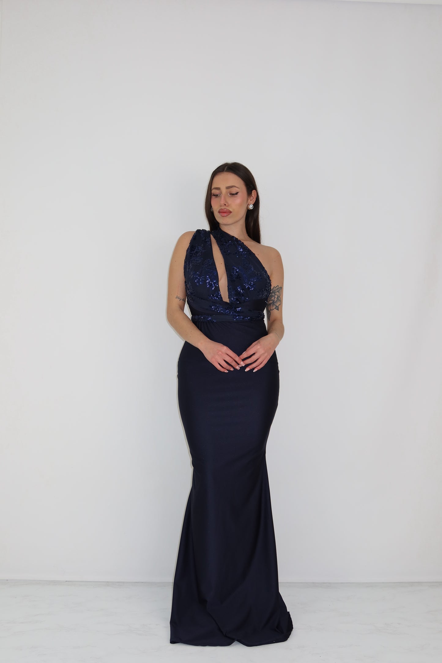 Vestido Promesa Azul Marino