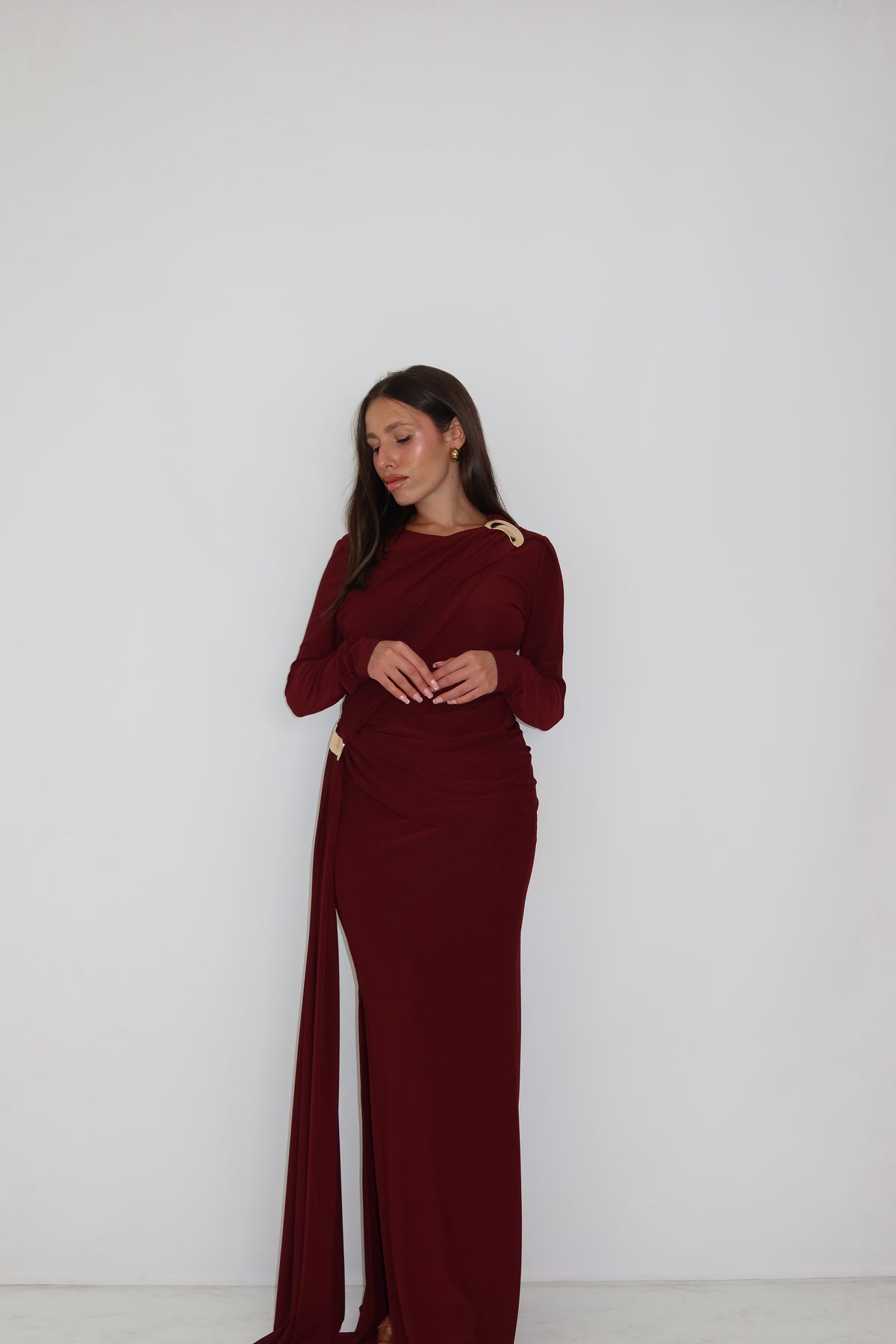 Vestido Arya Granate