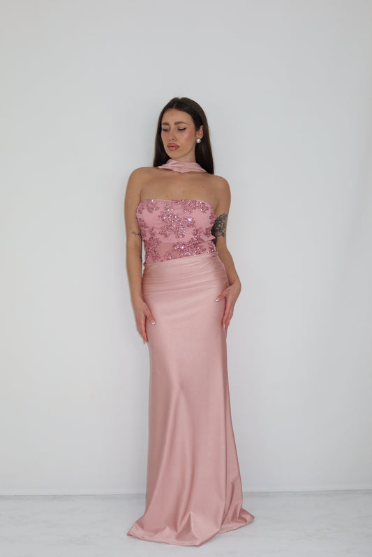 Vestido Nicolette Rosa