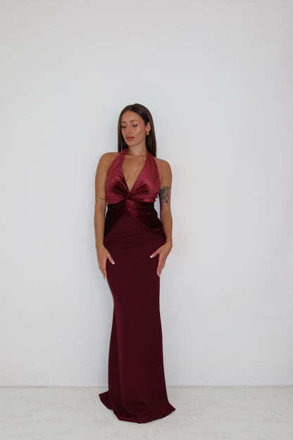Vestido Neda Granate