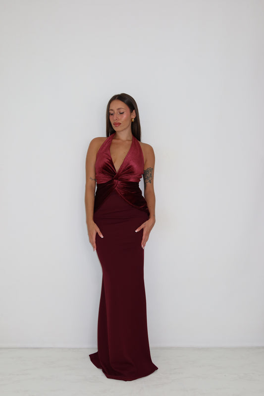 Vestido Neda Granate