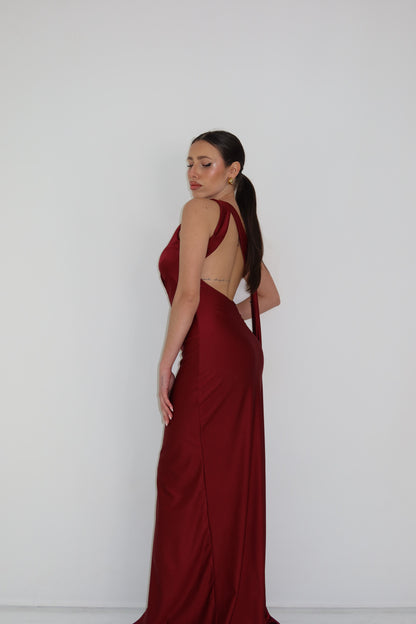 Vestido Maisah Granate
