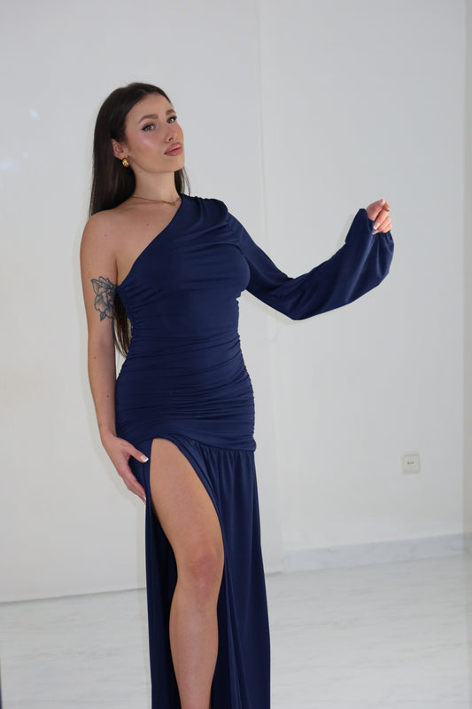Vestido Nathy Azul Marino