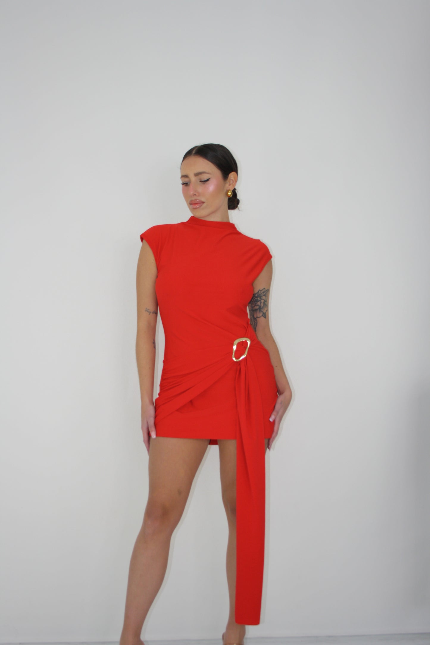 Vestido Leane Rojo