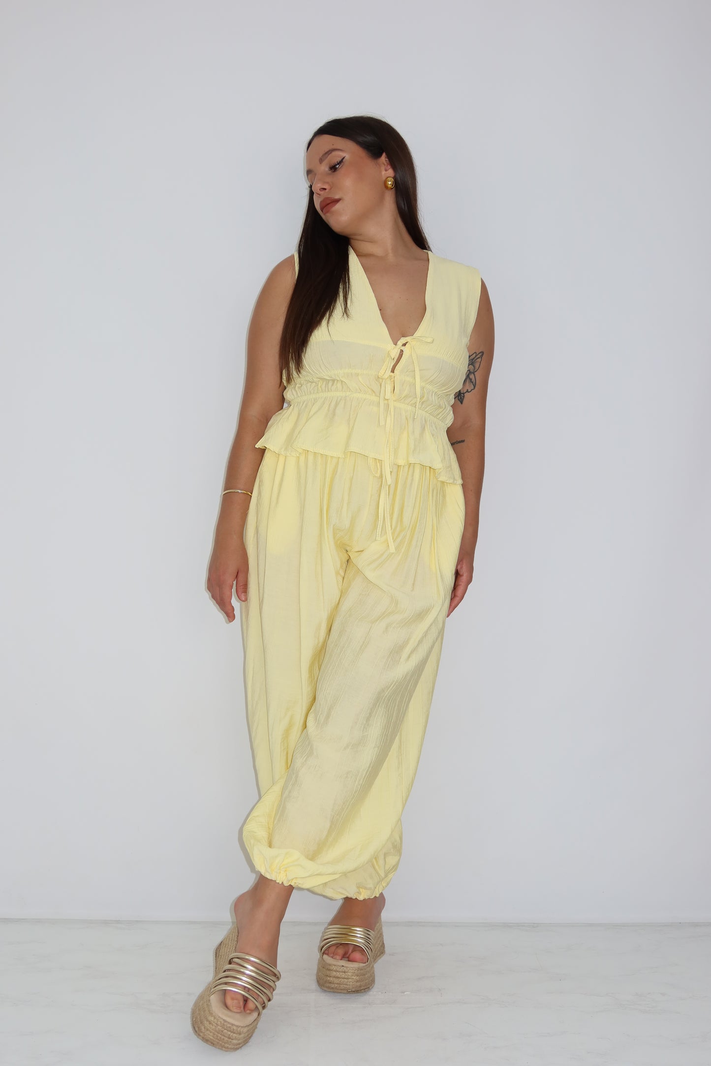 Conjunto Thaisa Amarillo